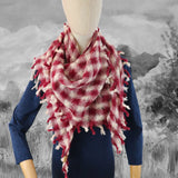 Hand-woven Canadian shawl in alpaca, silk, merino and tencel