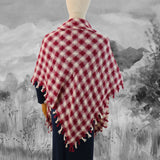 Hand-woven Canadian shawl in alpaca, silk, merino and tencel