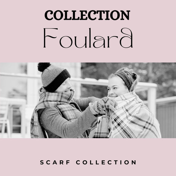 Foulard tissé ou tricoté à la main