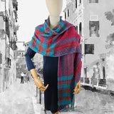 Beautiful hand-woven merino and alpaca shawl