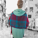 Beautiful hand-woven merino and alpaca shawl