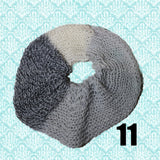 Chouchou jumbo, tricoté à la main en fibre naturel